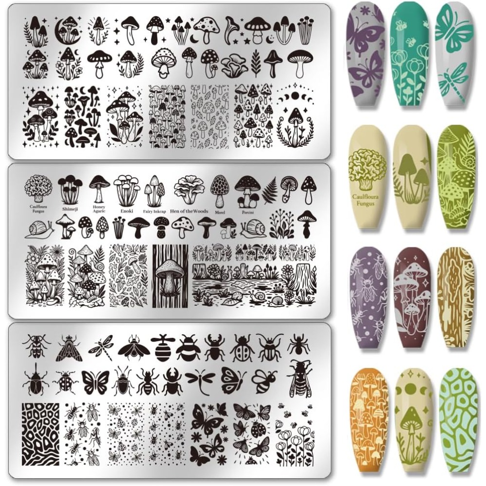 Nail Stamping Plate - Paslanmaz Çelik DIY Tırnak Sanatı Şablonları