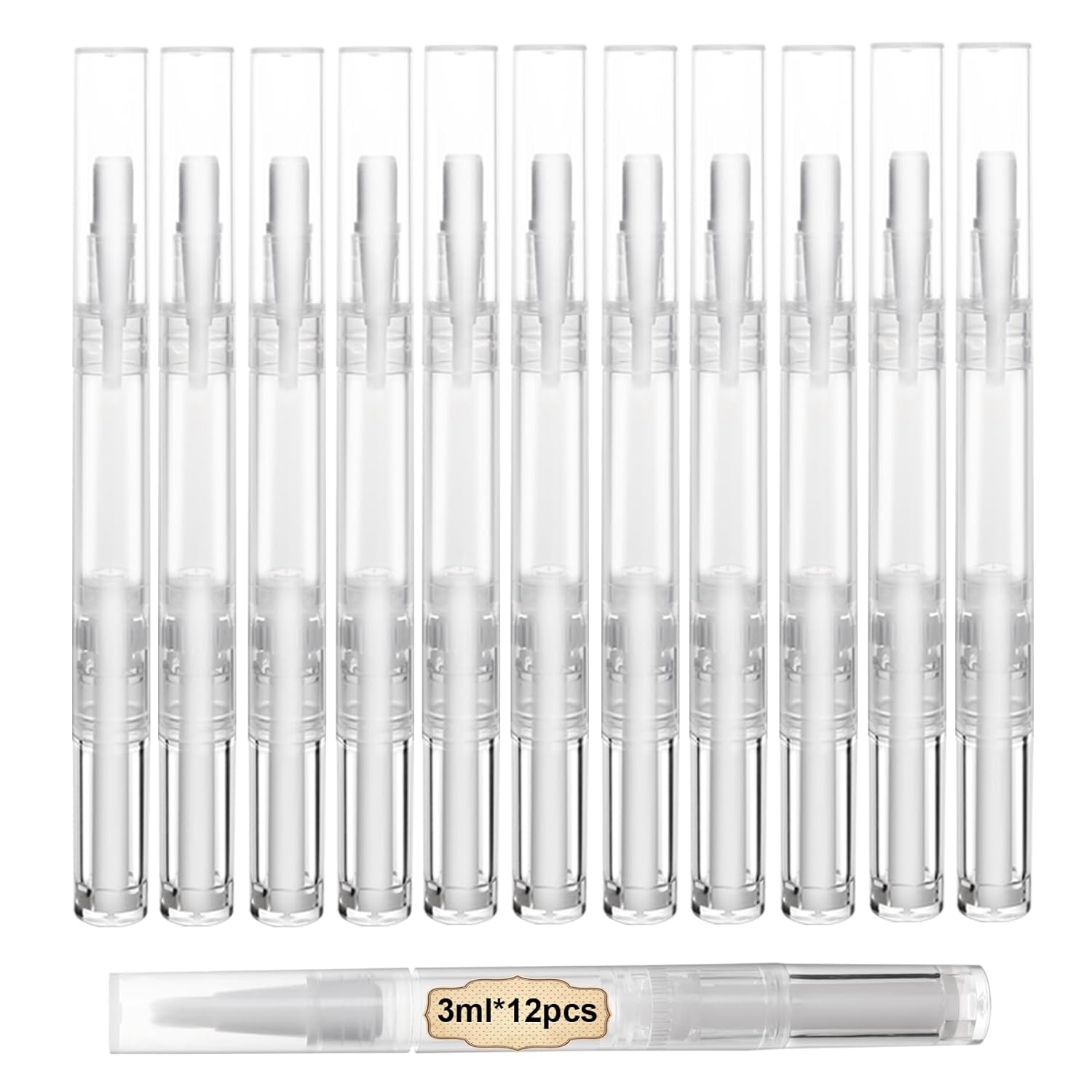 Cuticle Oil Pen - 12 Adet 3ml Boş Tırnak Eti