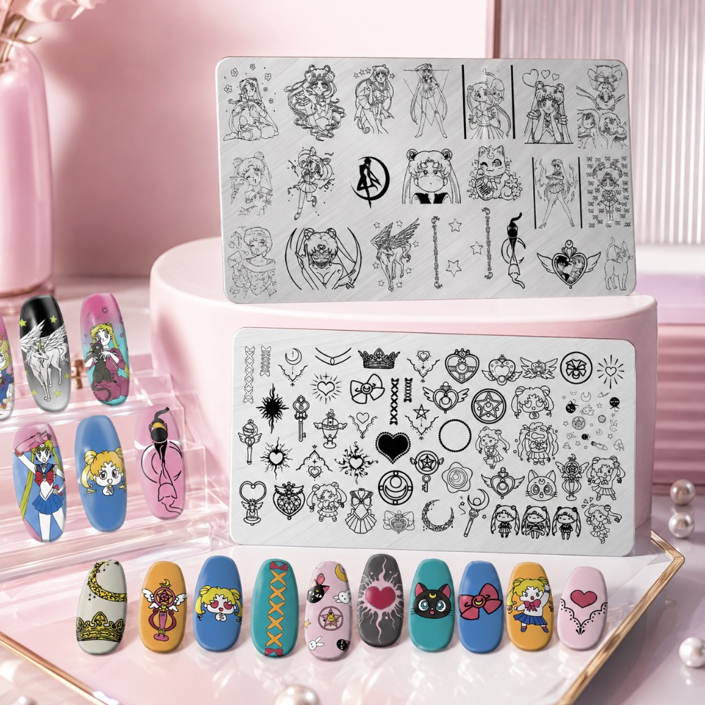 Sailor Moon Anime Tırnak Damga - Nail Stamping Plate incelemesi ve fiyatı