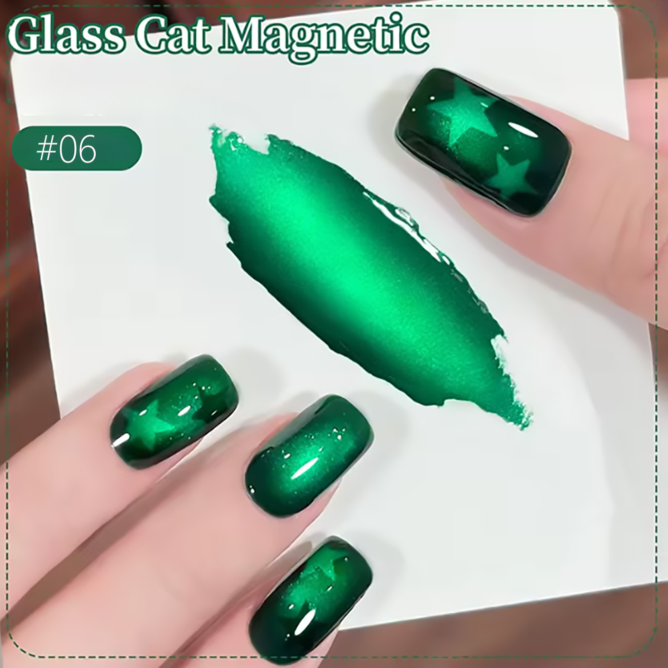 ZH 12ML Zümrüt Yeşili Mıknatıs - Nail Art Emerald Green incelemesi ve fiyatı
