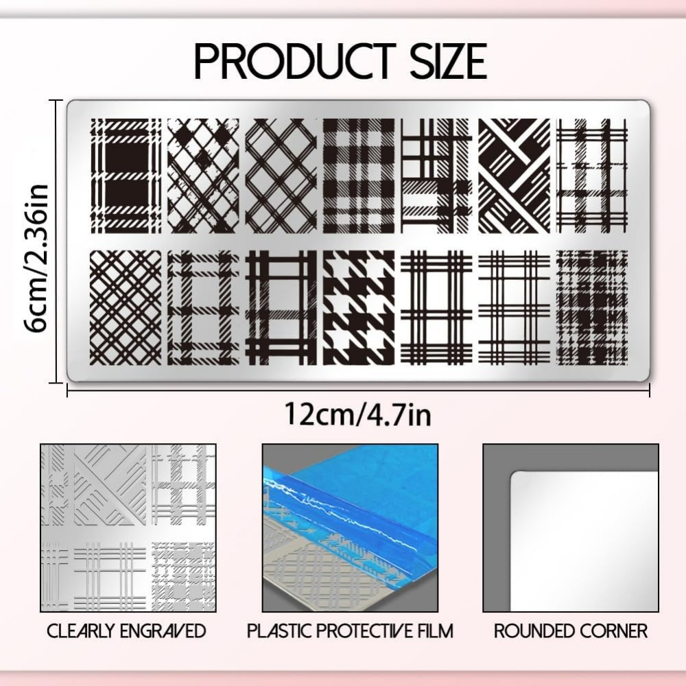 3 Adet Tırnak Damga Plakaları  - Nail Stamping Plate incelemesi ve fiyatı