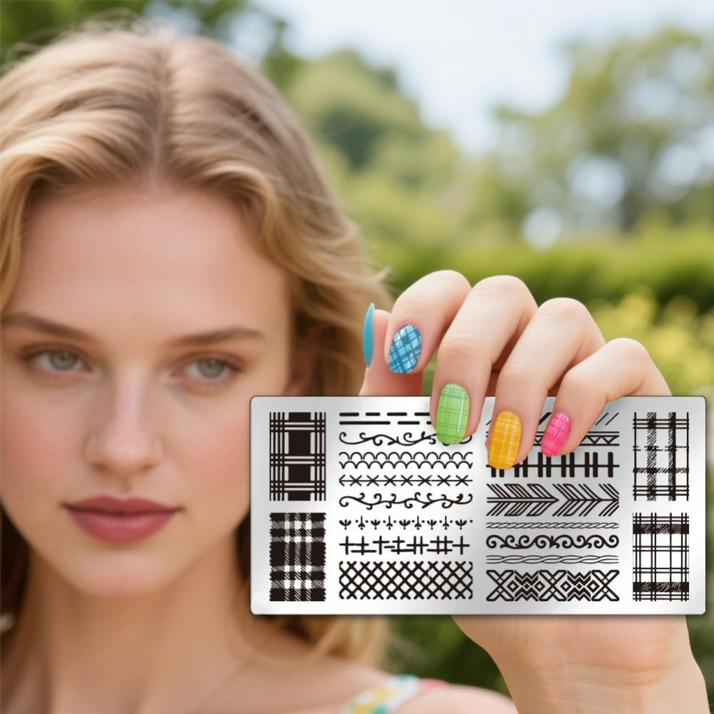 3 Adet Tırnak Damga Plakaları  - Nail Stamping Plate incelemesi ve fiyatı