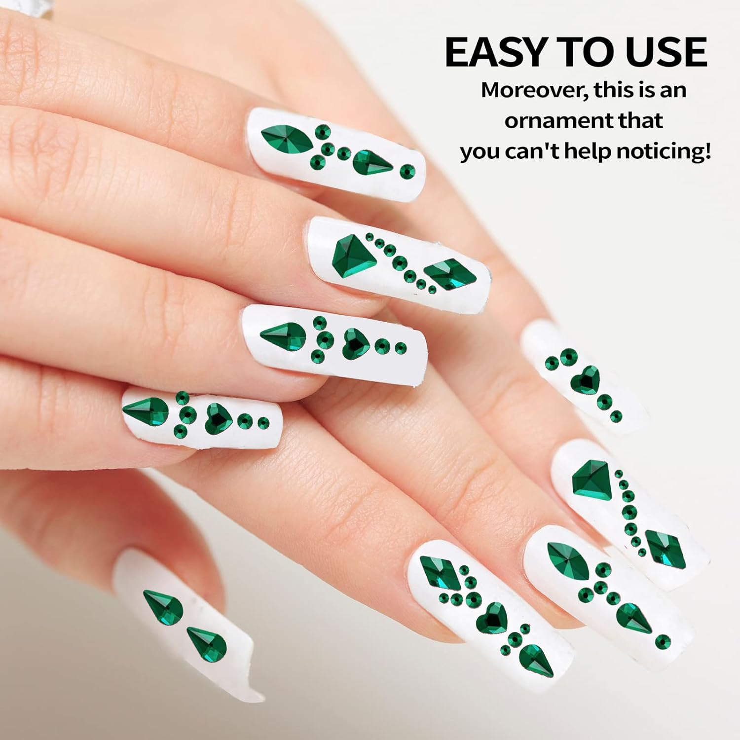 12'li Izgaralar Zümrüt Flatbac - Nail Art Emerald Green incelemesi ve fiyatı