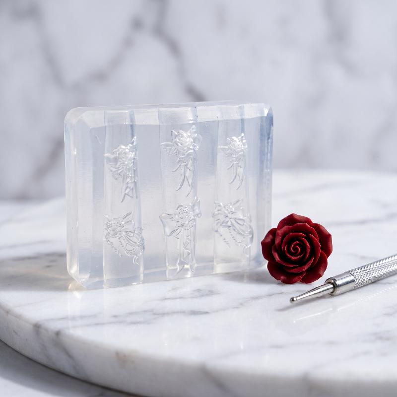 New3D Silikon Tırnak Kalıp Gül - Nail Stamping Plate incelemesi ve fiyatı