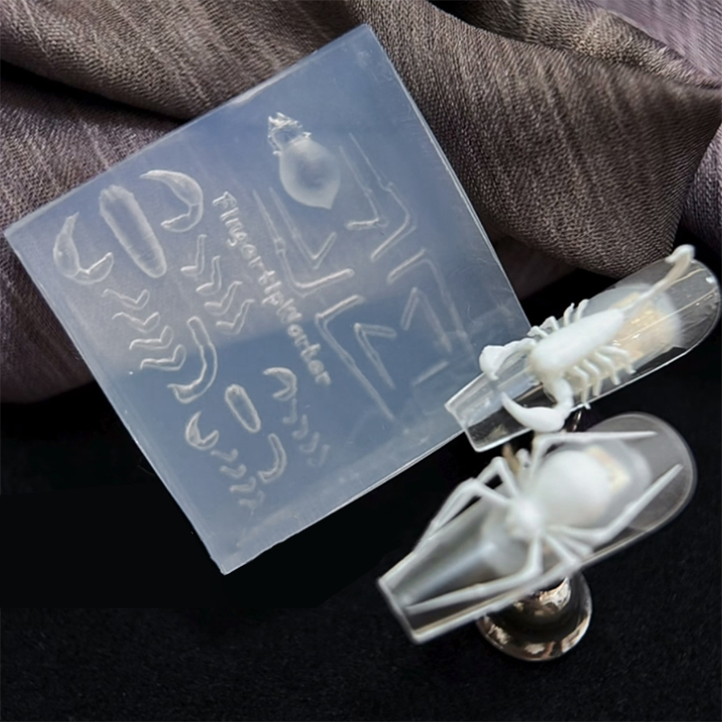 3D Örümcek Akrep Silikon Tırna - Nail Stamping Plate incelemesi ve fiyatı