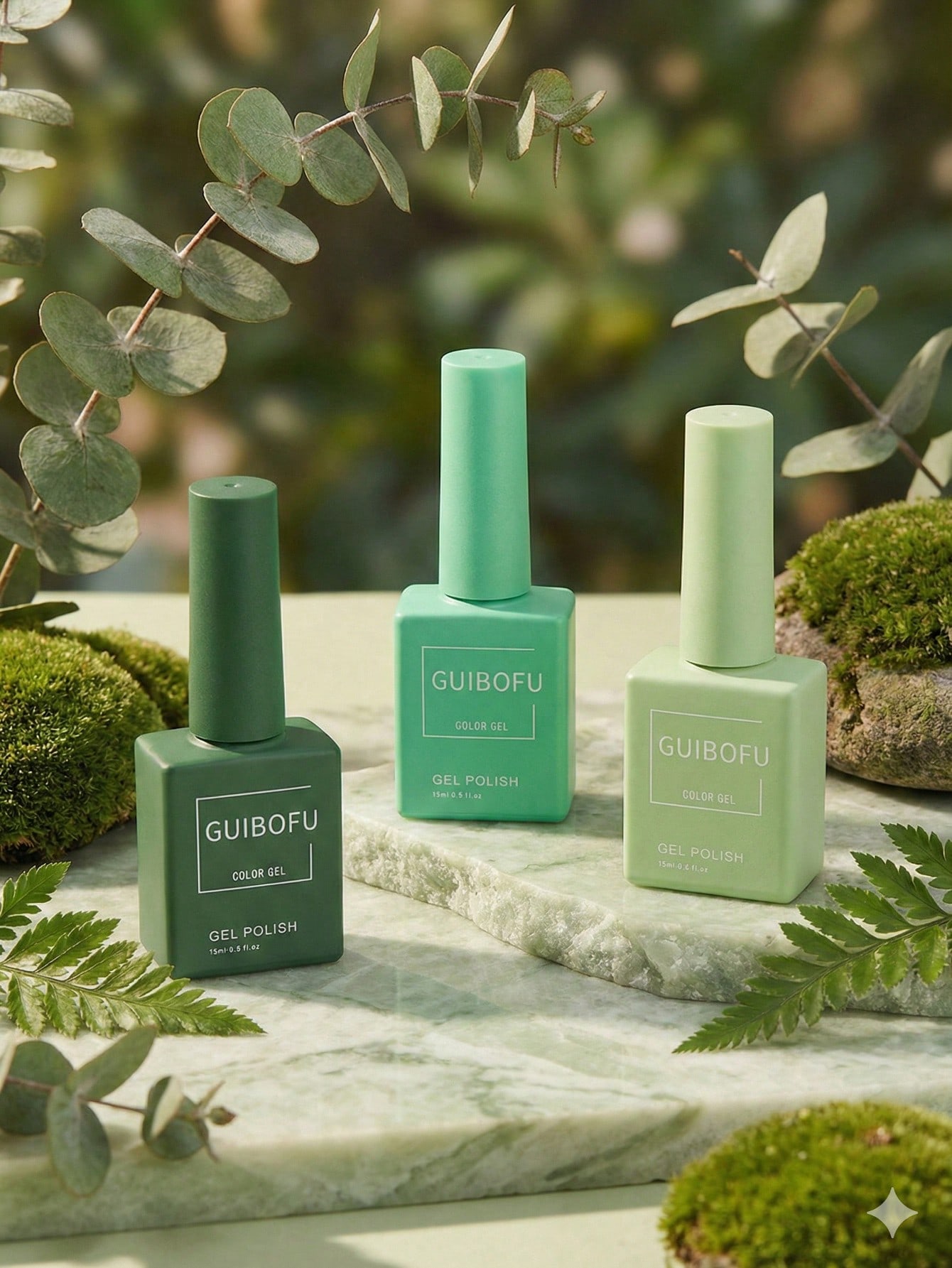 3 Adet/takım 15ml Orman Yeşili - Nail Art Emerald Green incelemesi ve fiyatı
